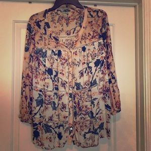 Lucky Brand Women’s Floral Blouse